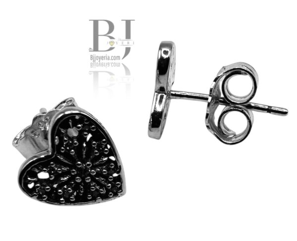 HEART POST EARRINGS - Image 2