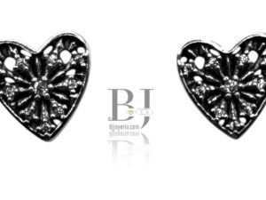HEART POST EARRINGS