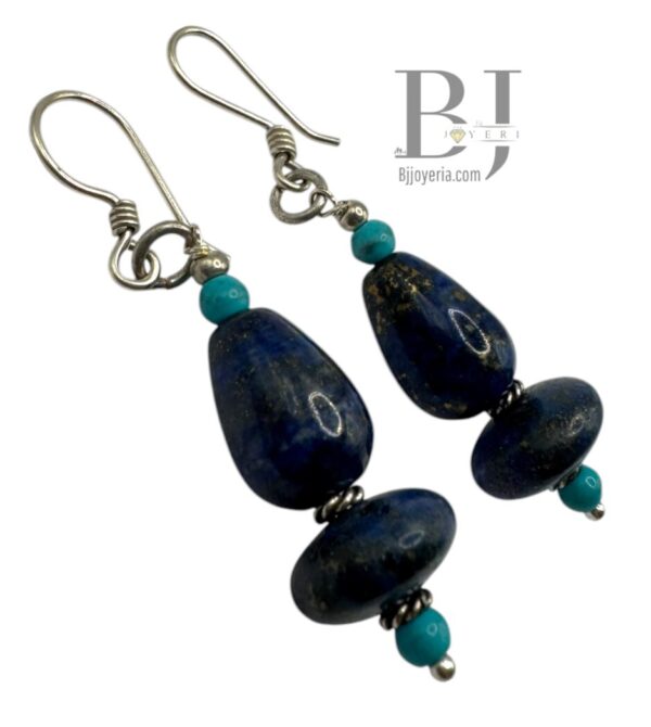 ANTIQUE BLUE EARRINGS - Image 2
