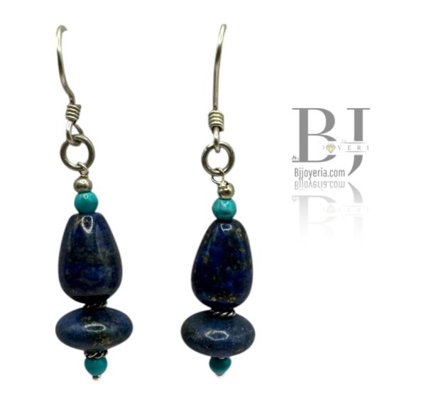 ANTIQUE BLUE EARRINGS - Image 3