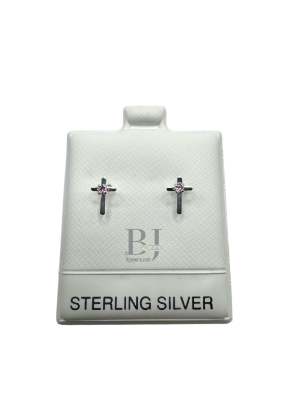 MINI CROSS EARRINGS (ball clasp)