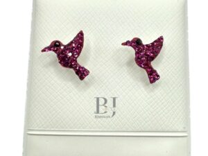 HUMMINGBIRD EARRINGS (ball clasp)