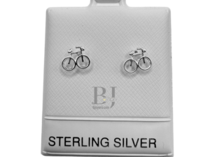 BIKE EARRINGS (ball clasp)