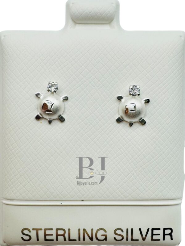 TURTLE EARRINGS (ball clasp) - Image 3