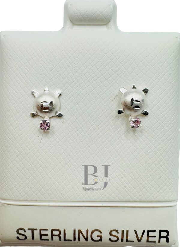 TURTLE EARRINGS (ball clasp) - Image 2