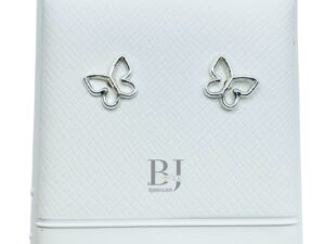 BUTTERFLY SILHOUETTE EARRINGS (ball clasp)