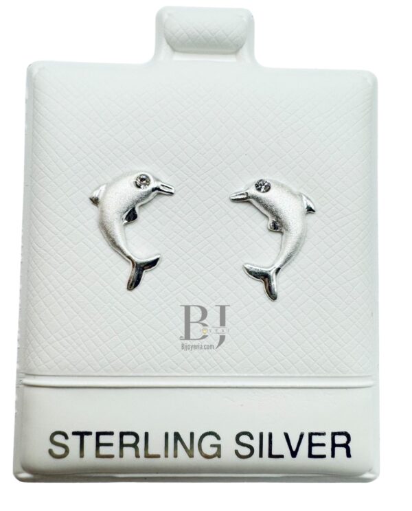 DOLPHIN EARRINGS (ball clasp)
