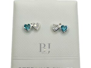 Heart earring (ball clasp)
