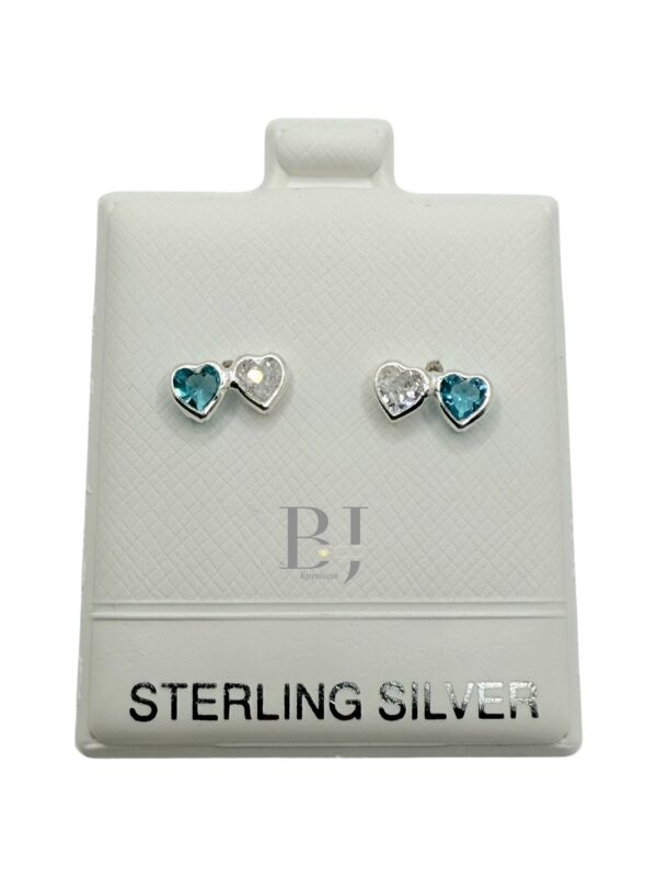 Heart earring (ball clasp)