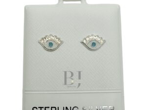 Turkish eye earring (ball clasp) 1678