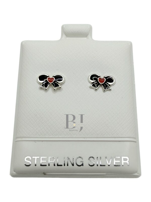 Bow earring (ball clasp) - Image 2