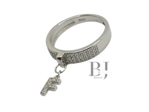 CHARM RING LETTER F #7 (1902)