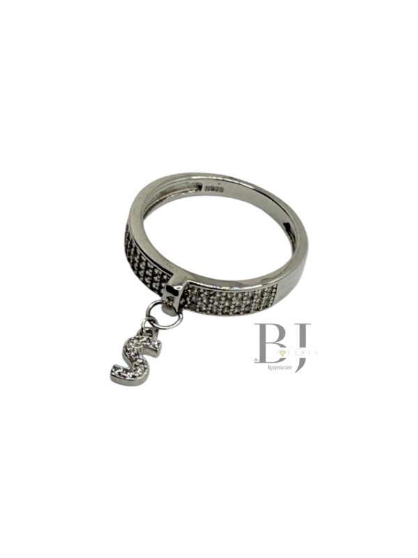 CHARM RING LETTER S (0843)