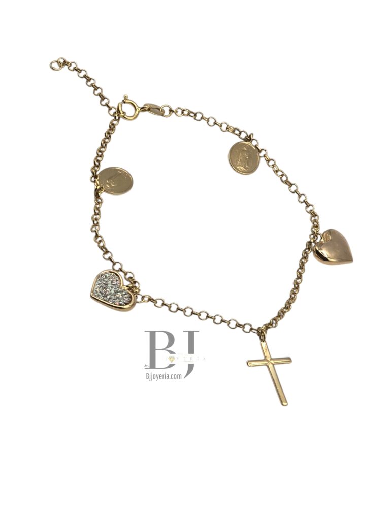 HEART CHARM BRACELET (1787)