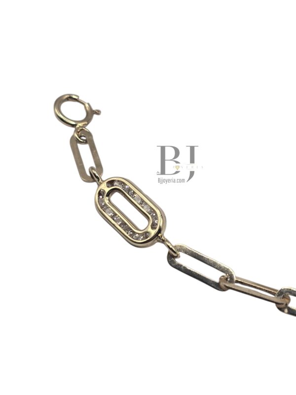 CLIP BRACELET WITH CUBIC ZIRCONIA - Image 3