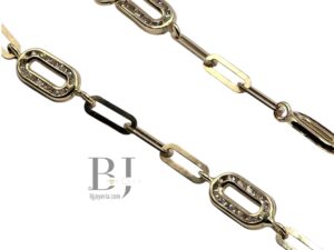 CLIP BRACELET WITH CUBIC ZIRCONIA