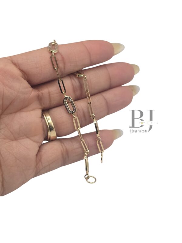 CLIP BRACELET WITH CUBIC ZIRCONIA - Image 5