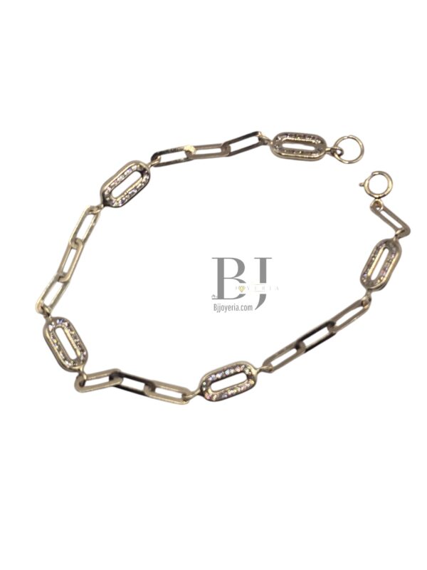CLIP BRACELET WITH CUBIC ZIRCONIA - Image 2