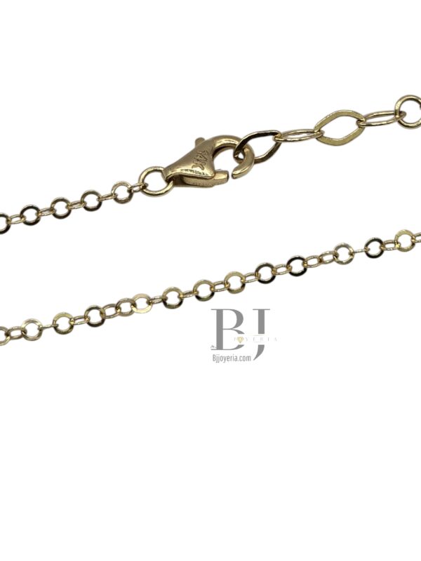 CHAIN AND ROUND PLATE PENDANT - Image 3