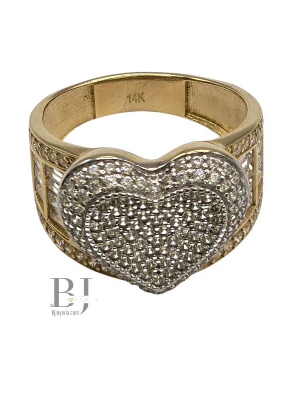 WIDE HEART RING - Image 2