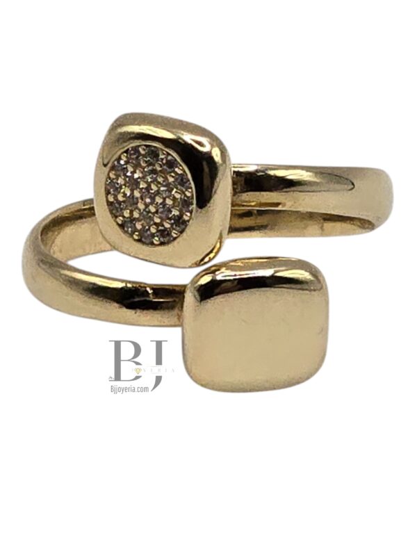 ADJUSTABLE RING TWO SQUARES