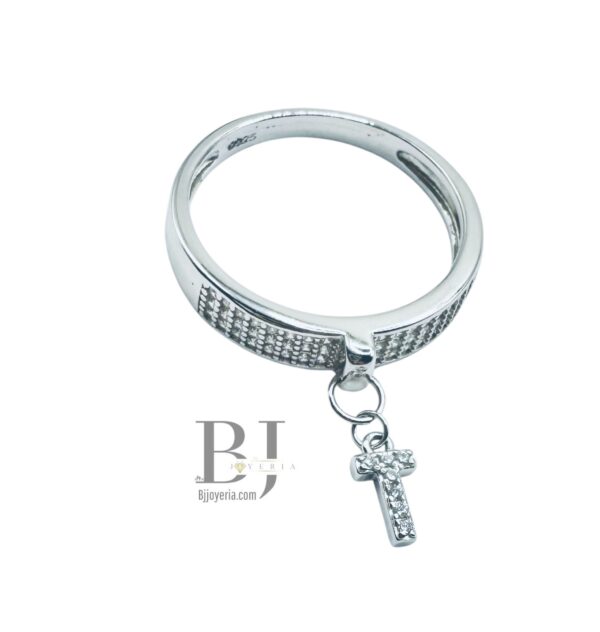 "T" LETTER CHARM RING