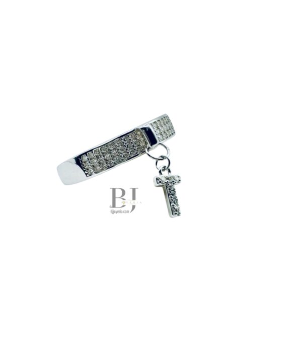 "T" LETTER CHARM RING - Image 2
