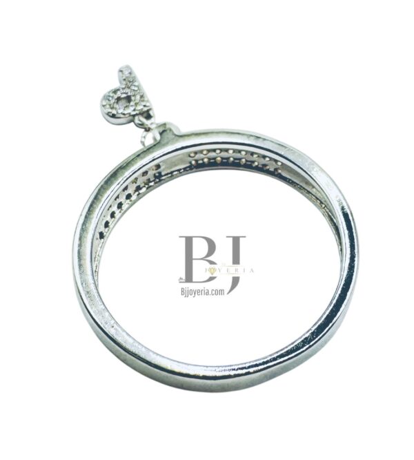 "P" LETTER CHARM RING - Image 4