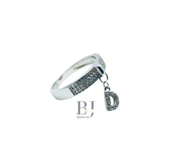 "D" LETTER CHARM RING - Image 3