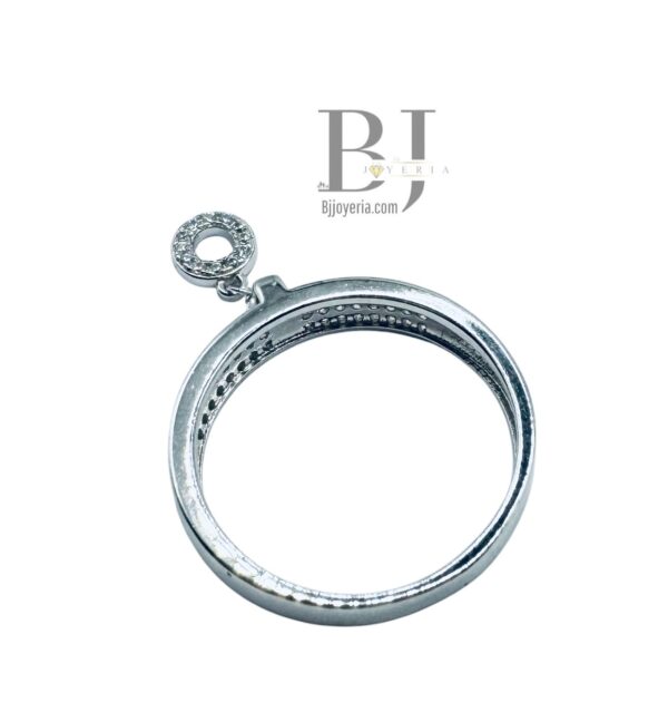 "O" LETTER CHARM RING - Image 4