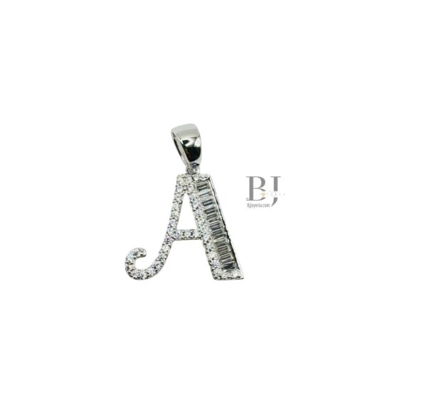 BAGUETTE LETTER PENDANT - Image 3