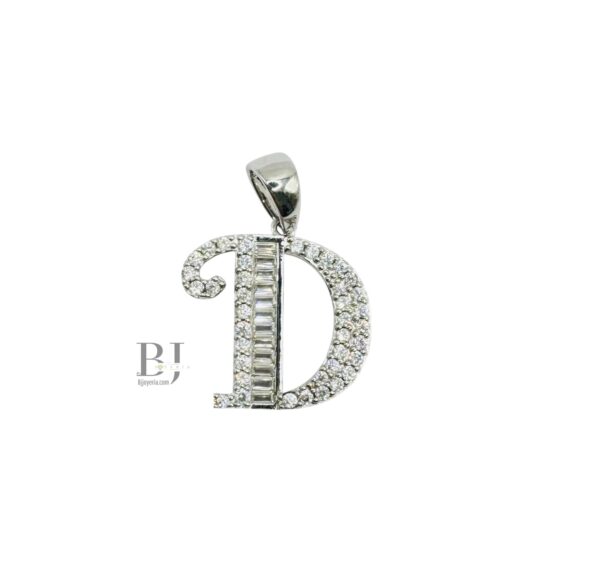 BAGUETTE LETTER PENDANT - Image 5