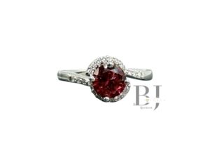 RED STONE RING #6 (0450)