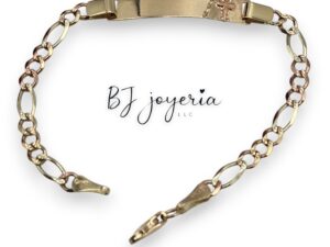 SLAVE BRACELET WITH PLATE AND CROSS (1788)