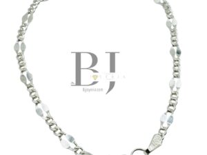 DIAMOND CUT CUBAN AND STRAIGHT BRACELET