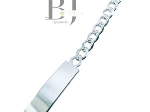 DIAMOND CUT CUBAN ID BRACELET