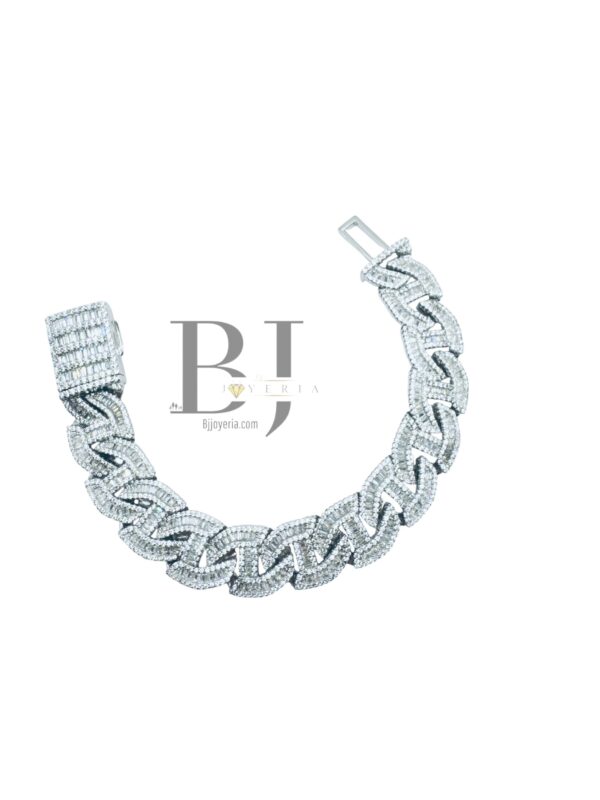 PRONG CUBAN BRACELET 7 INCH (1220)