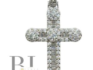 BAGUETTE CROSS PENDANT (0230)