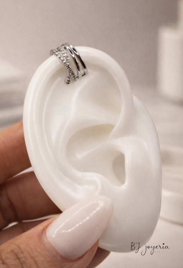 COPPER EAR CUFF DOUBLE (1709)