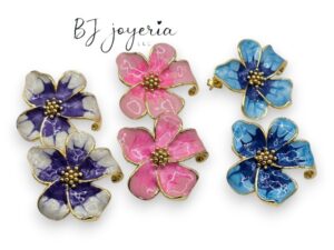 COPPER EARRINGS BLOSSOME (1039)