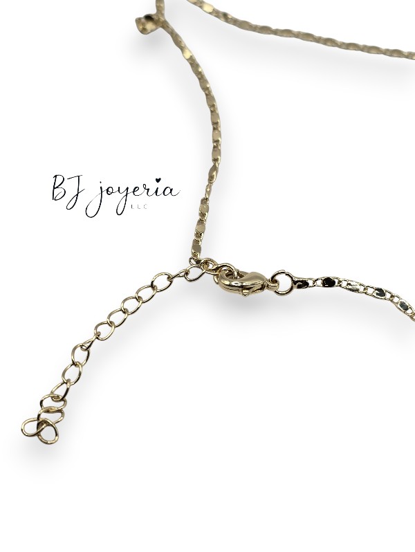 COPPER CHAIN AND SAN JUDAS PENDANT (0871) - Image 2