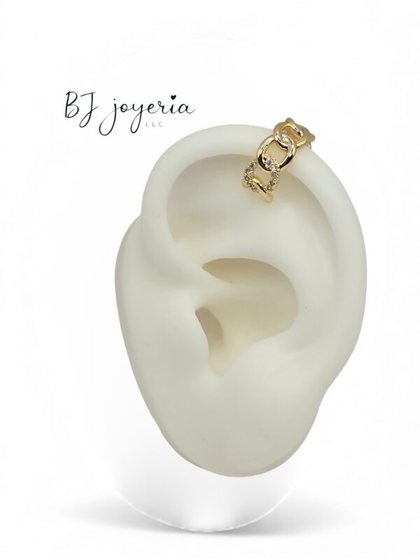 COPPER EAR CUFF CHAIN (0683)