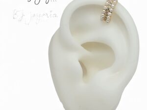 COPPER EAR CUFF MINI PEARL (0684)