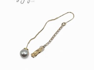 COPPER PENDANT EARRINGS VIRGIN (0692)