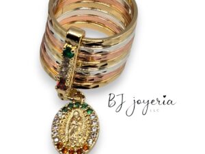 COPPER RING WEEKLY WITH VIRGIN CHARM (0995)