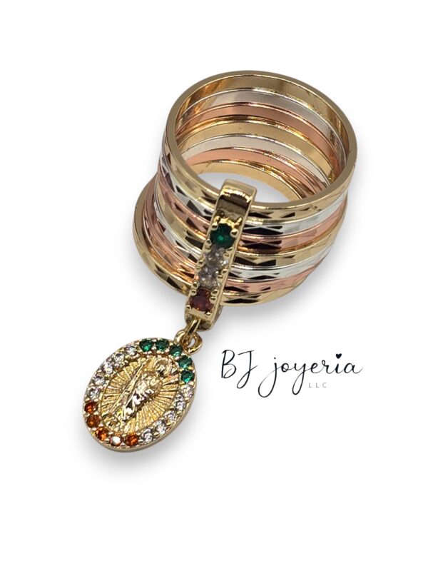 COPPER RING WEEKLY WITH SAN JUDAS CHARM (1789)