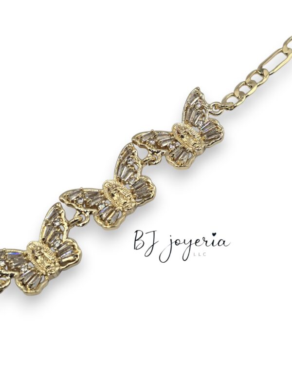 COPPER BRACELET VIRGIN-BUTTERFLY (1782)