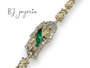 SAN JUDAS COPPER BRACELET - FLOWER (1778)