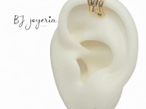 COPPER EAR CUFF STAR (0697)