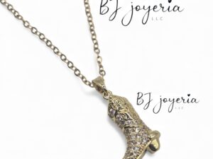 COPPER CHAIN AND BOOT PENDANT (0701)